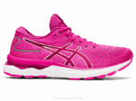 Asics Gel Nimbus 24 Zapatillas Running Rojo Fucsia Blanco