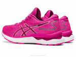 Asics Gel Nimbus 24 Zapatillas Running Rojo Fucsia Blanco - Image 3