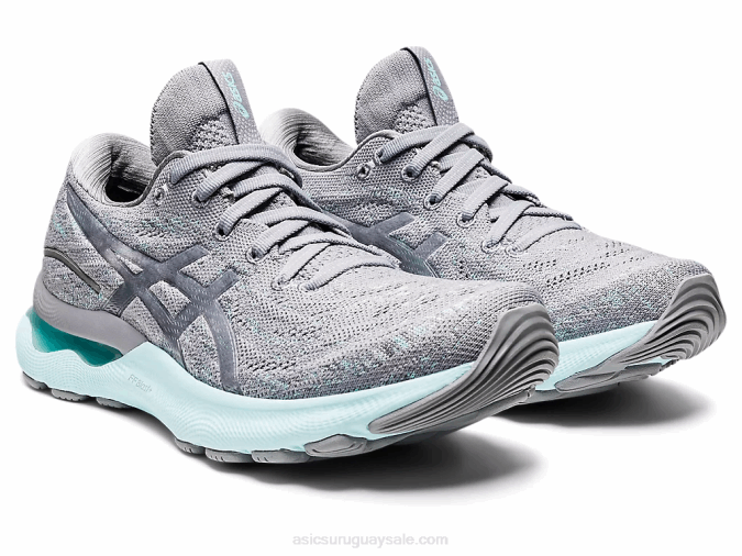 Asics Gel Nimbus 24 Zapatillas Yeso Gris Piedmont Comodidad y Estilo - Image 2