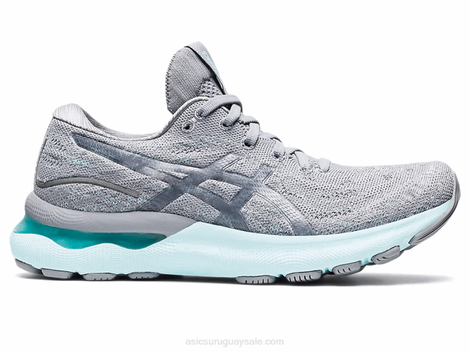 Asics Gel Nimbus 24 Zapatillas Yeso Gris Piedmont Comodidad y Estilo - Image 1