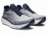 Asics gel nimbus 25 ancho 2LVJ338 yeso azul índigo para correr - Image 2