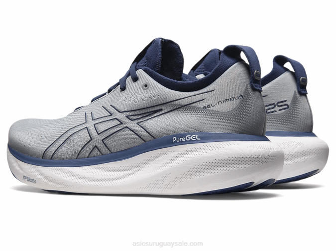Asics gel nimbus 25 ancho 2LVJ338 yeso azul índigo para correr - Image 3