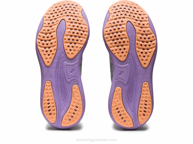 Asics Gel Nimbus 25 Ancho Gris Piedmont Plata Comodidad y Estilo - Image 7