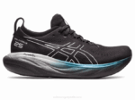 Asics gel-nimbus 25 platino negro plata comodidad y rendimiento