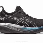 Asics Gel Nimbus 25 Platino Negro Plata Para Correr