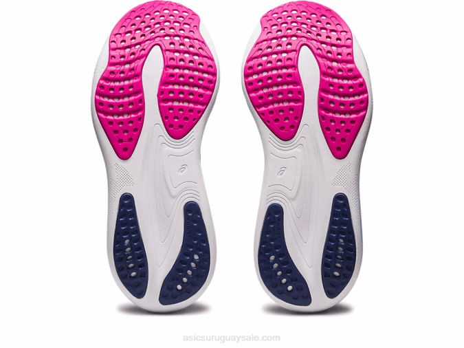 Asics gel-nimbus 25 zapatillas azul índigo rosa rave confort y estilo - Image 7