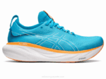 Asics Gel Nimbus 25 Zapatillas Azul Isla Melocotón Confort y Estilo