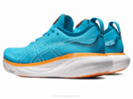 Asics Gel Nimbus 25 Zapatillas Azul Isla Melocotón Confort y Estilo - Image 3