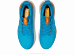 Asics Gel Nimbus 25 Zapatillas Azul Isla Melocotón Confort y Estilo - Image 6