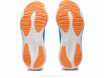 Asics Gel Nimbus 25 Zapatillas Azul Isla Melocotón Confort y Estilo - Image 7