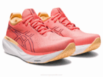Asics Gel Nimbus 25 Zapatillas Papaya y Púrpura Deportivas Confortables - Image 2