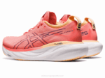 Asics Gel Nimbus 25 Zapatillas Papaya y Púrpura Deportivas Confortables - Image 3