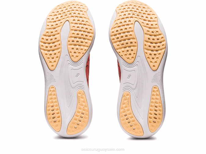 Asics Gel Nimbus 25 Zapatillas Papaya y Púrpura Deportivas Confortables - Image 7