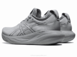 Asics Gel Nimbus 25 Zapatillas Portadoras Gris Yeso - Image 3