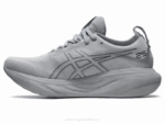 Asics Gel Nimbus 25 Zapatillas Portadoras Gris Yeso - Image 4