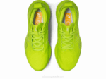 Asics Gel Nimbus 25 Zapatillas Ralladura Lima y Blanco - Image 6