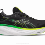 Asics Gel Nimbus 25 Zapatillas Running Ralladura Lima Negra