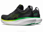 Asics Gel Nimbus 25 Zapatillas Running Ralladura Lima Negra - Image 3