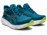Asics Gel Nimbus 25 Zapatillas Tinta Verde Azulado Verde Lima - Image 2