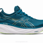 Asics Gel Nimbus 25 Zapatillas Tinta Verde Azulado Verde Lima
