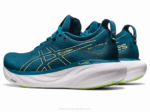 Asics Gel Nimbus 25 Zapatillas Tinta Verde Azulado Verde Lima - Image 3
