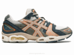 Asics gel-nimbus 9 deportivas crema gris pluma confort y estilo