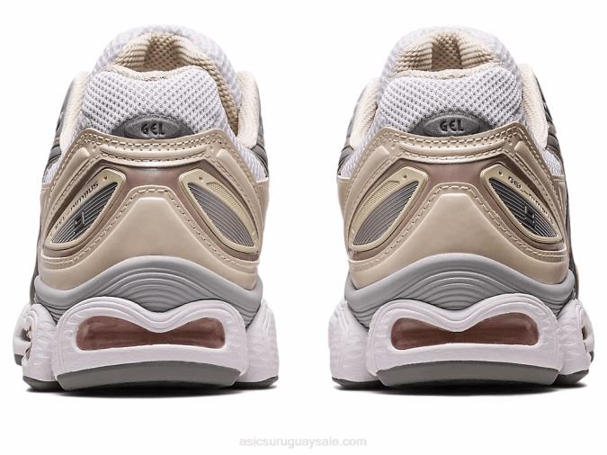 Asics gel-nimbus 9 zapatillas blancas avena confort y rendimiento - Image 5