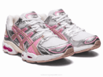 Asics Gel Nimbus 9 Zapatillas Blancas y Plata Ideal para Correr - Image 2
