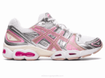 Asics Gel Nimbus 9 Zapatillas Blancas y Plata Ideal para Correr