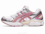 Asics Gel Nimbus 9 Zapatillas Blancas y Plata Ideal para Correr - Image 4