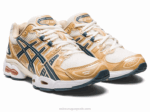 Asics Gel Nimbus 9 Zapatillas Comodidad Crema Acorazado - Image 2