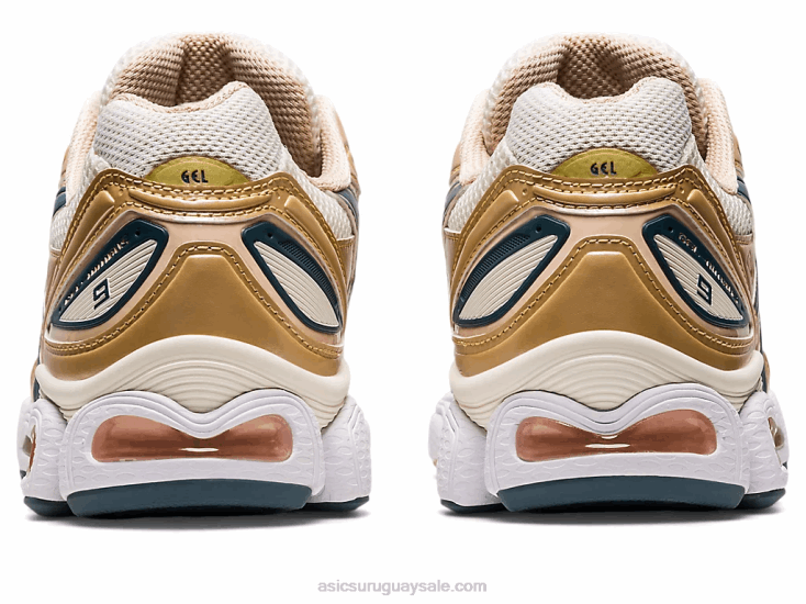 Asics Gel Nimbus 9 Zapatillas Comodidad Crema Acorazado - Image 5