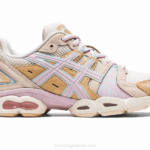 Asics gel-nimbus 9 zapatillas crema rosa confort y estilo