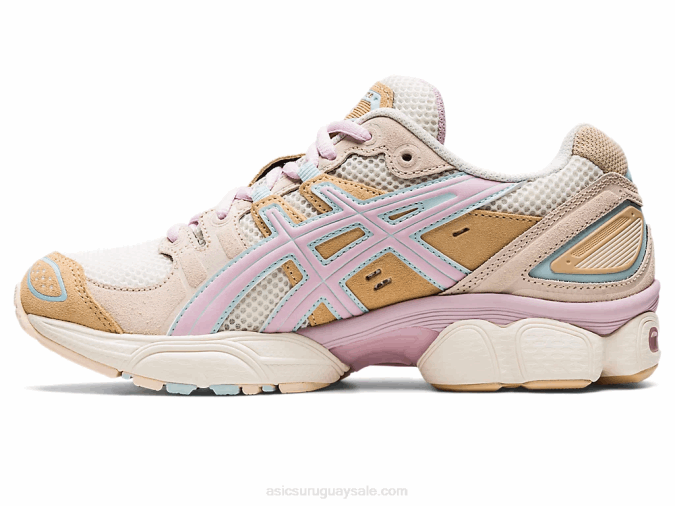 Asics gel-nimbus 9 zapatillas crema rosa confort y estilo - Image 4