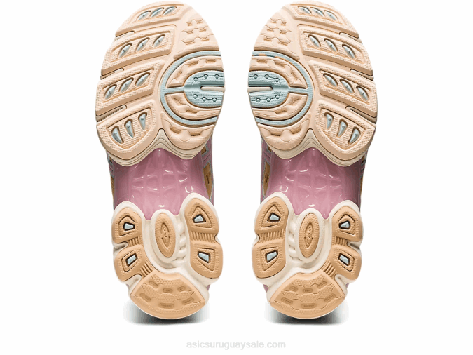 Asics gel-nimbus 9 zapatillas crema rosa confort y estilo - Image 7