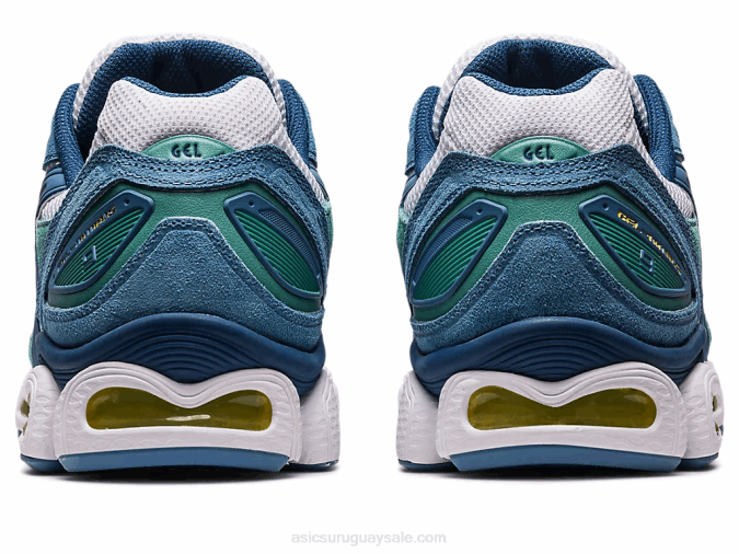 Asics gel-nimbus 9 zapatillas deportivas blanco gris estilo y confort - Image 5