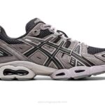 Asics gel-nimbus 9 zapatillas gris obsidiana gris arcilla deportivas cómodas