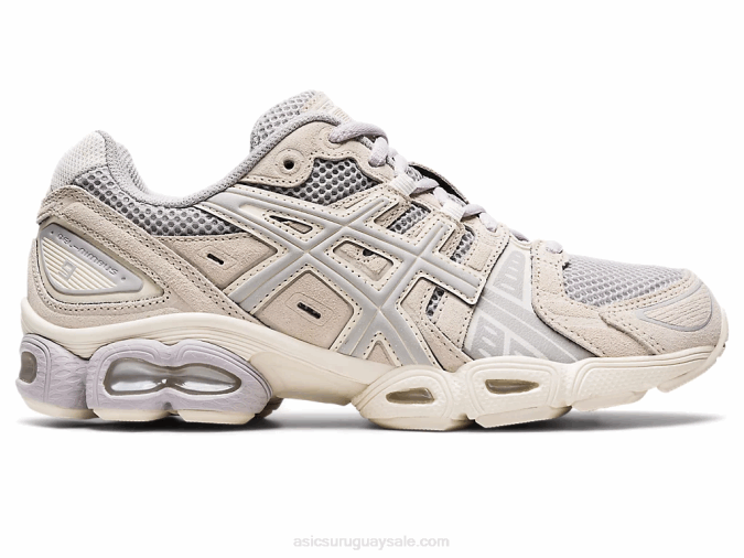 Asics Gel Nimbus 9 Zapatillas Gris Ostra Abedul Confort y Estilo - Image 1