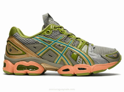 Asics gel-nimbus 9 zapatillas piedra de abadía y champaña