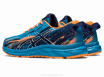 Asics Gel Noosa Tri 13 Zapatillas Isla Azul Blanco para Niños - Image 3