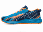 Asics Gel Noosa Tri 13 Zapatillas Isla Azul Blanco para Niños - Image 4