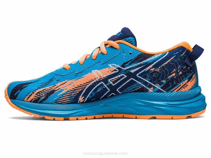Asics Gel Noosa Tri 13 Zapatillas Isla Azul Blanco para Niños - Image 4