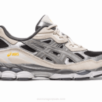 Asics gel nyc zapatillas deportivas negro gris arcilla
