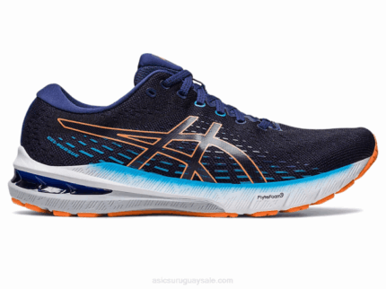 Asics gel perseguir 8 ancho 2LVJ386A azul melocotón comodidad y estilo