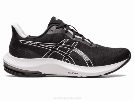 Asics Gel Pulse 14 Zapatillas Anchas Blancas y Negras