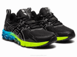 Asics Gel Quantum 180 6 Zapatillas Escolares Negro Azul - Image 2
