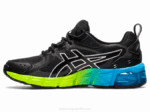 Asics Gel Quantum 180 6 Zapatillas Escolares Negro Azul - Image 4