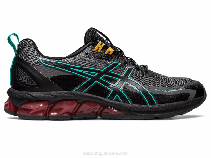 Asics gel quantum 180 vii gris acero negro rendimiento y estilo - Image 1