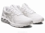 Asics gel quantum 180 vii Zapatillas blancas y plateadas - Image 2