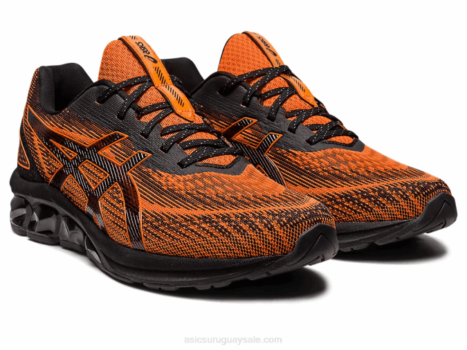 Asics Gel Quantum 180 VII Zapatillas Negras Habanero Rendimiento Deportivo - Image 2